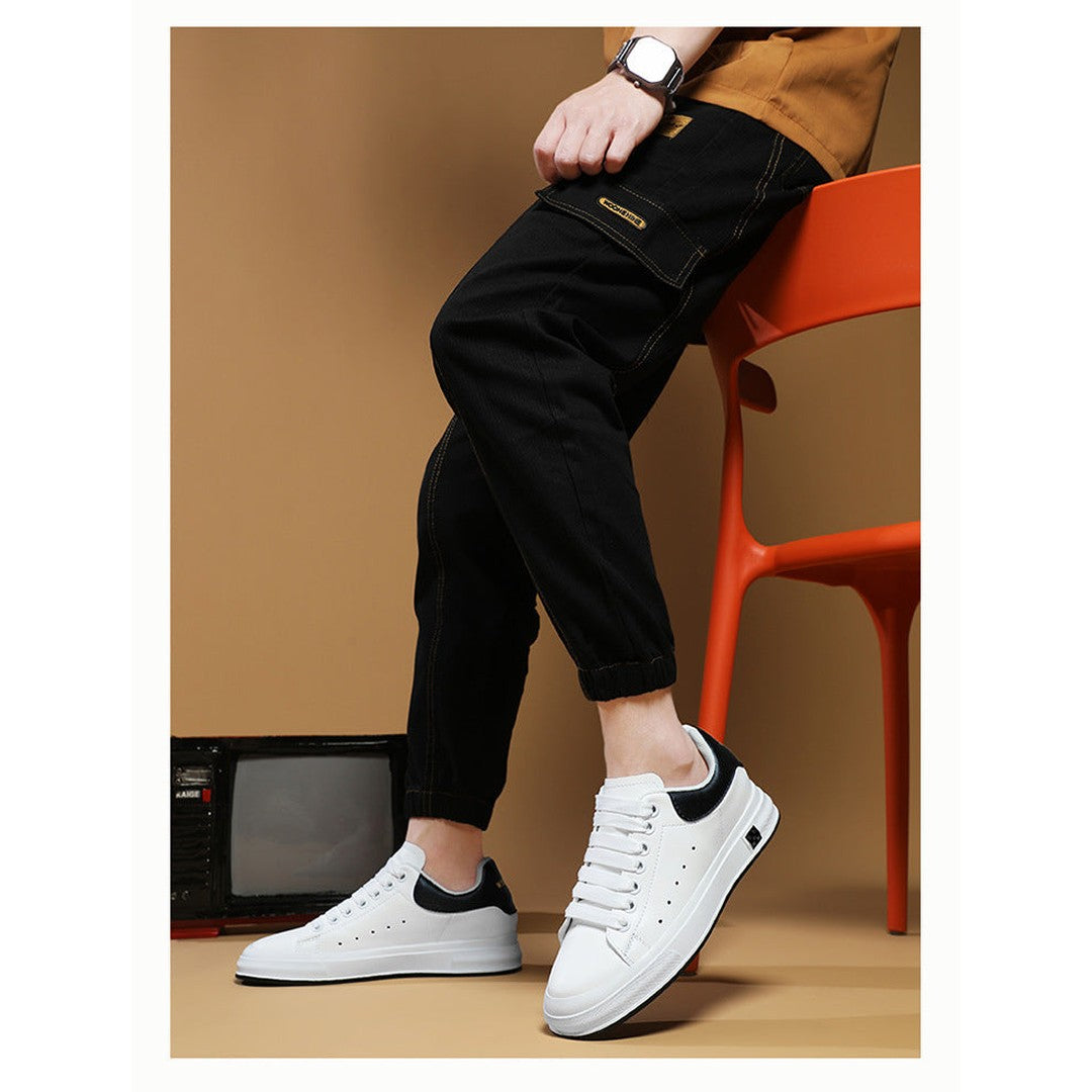 Man wearing the Baird men's sneakers, 7 view