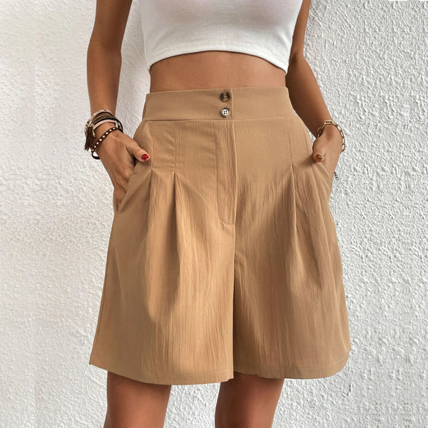 Quinn | Women's High-Rise Bermuda Shorts