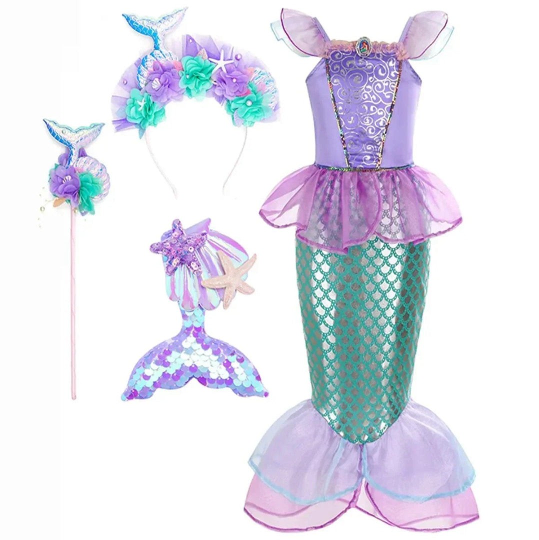 Children's princess costume with accessories - product photo 1