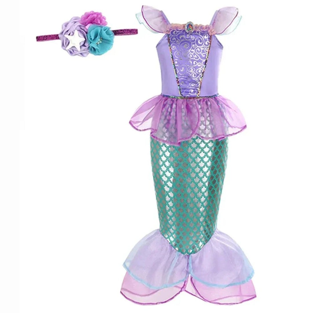 Children's princess costume with accessories - product photo 6