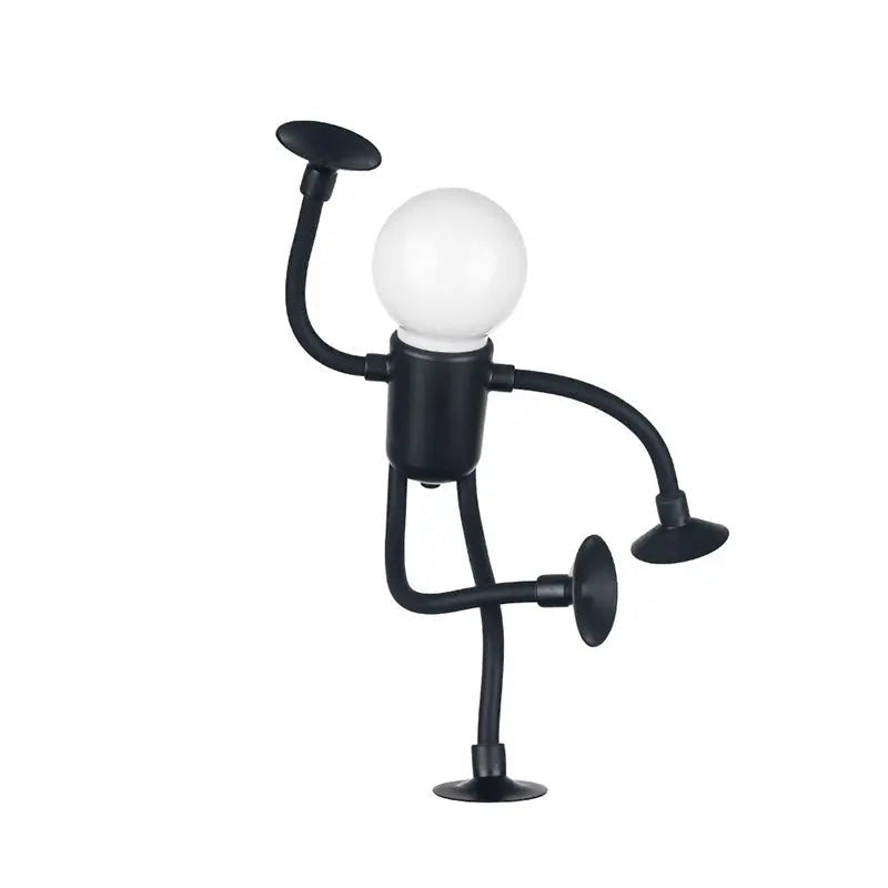 Bendable LED figure night light with suction feet - product photo 10