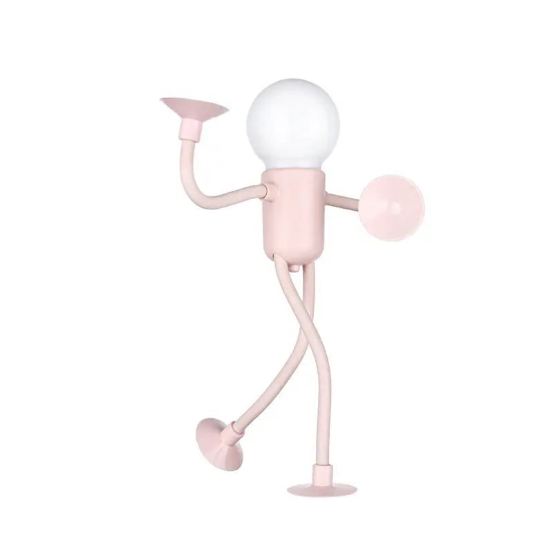 Bendable LED figure night light with suction feet - product photo 9