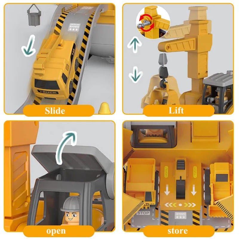 Take-apart construction vehicle toy with screwdrivers - product photo 4