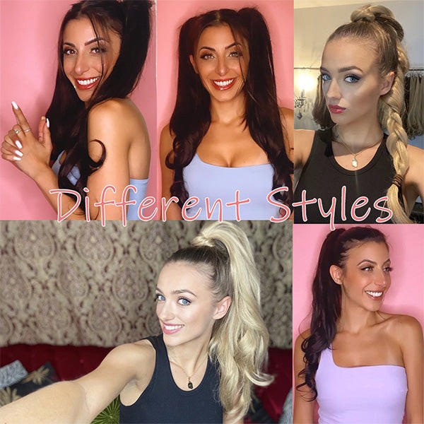 Clip-in volume ponytail hairpiece - product photo 8