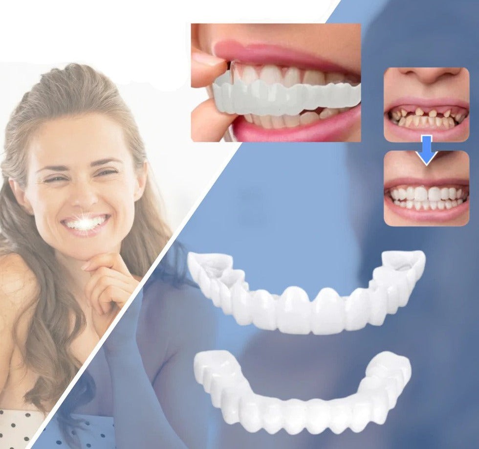 Flexible snap-on cosmetic tooth covers - product photo 1