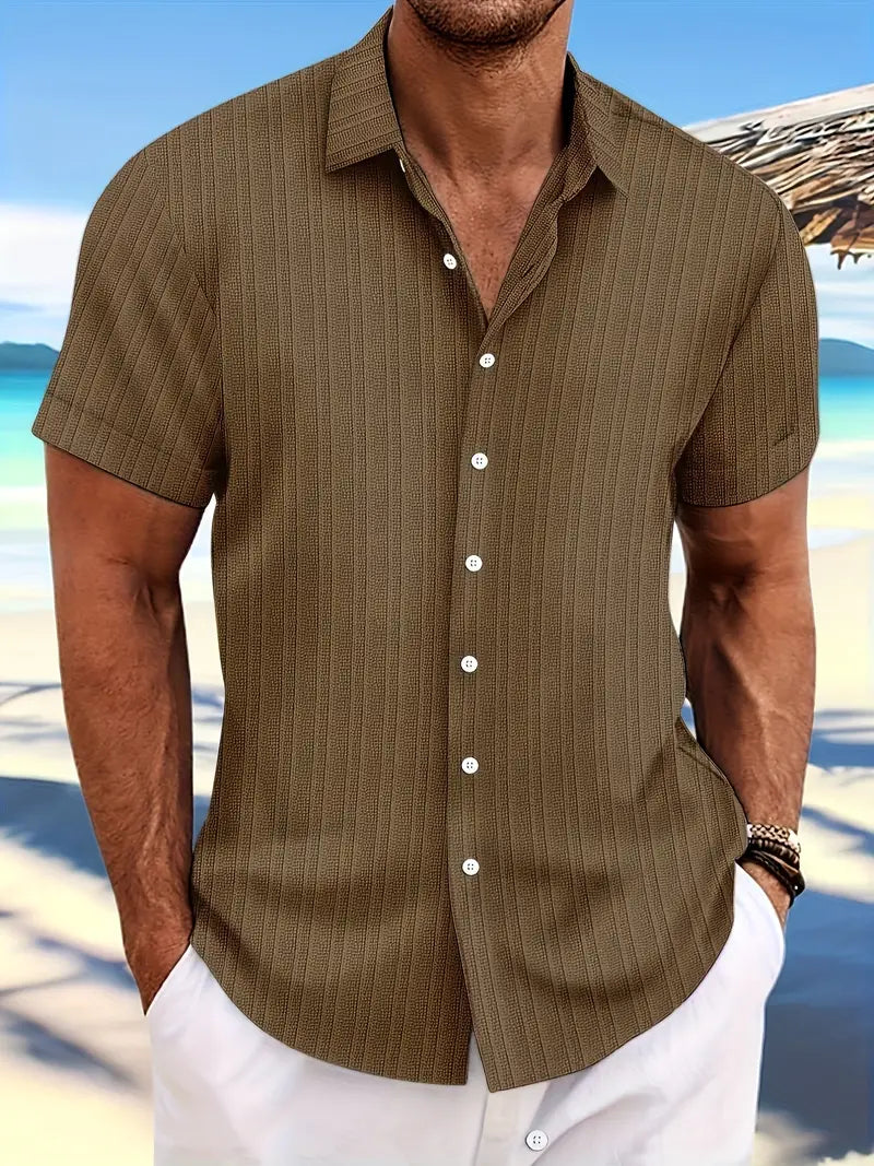 Rocco | Men's Linen Short Sleeve Shirt