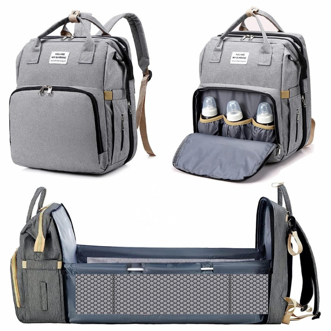 Diaper backpack with changing mat - product photo 1