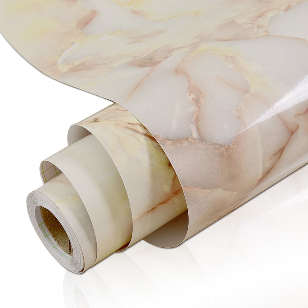 Marble effect self-adhesive worktop vinyl - product photo 31