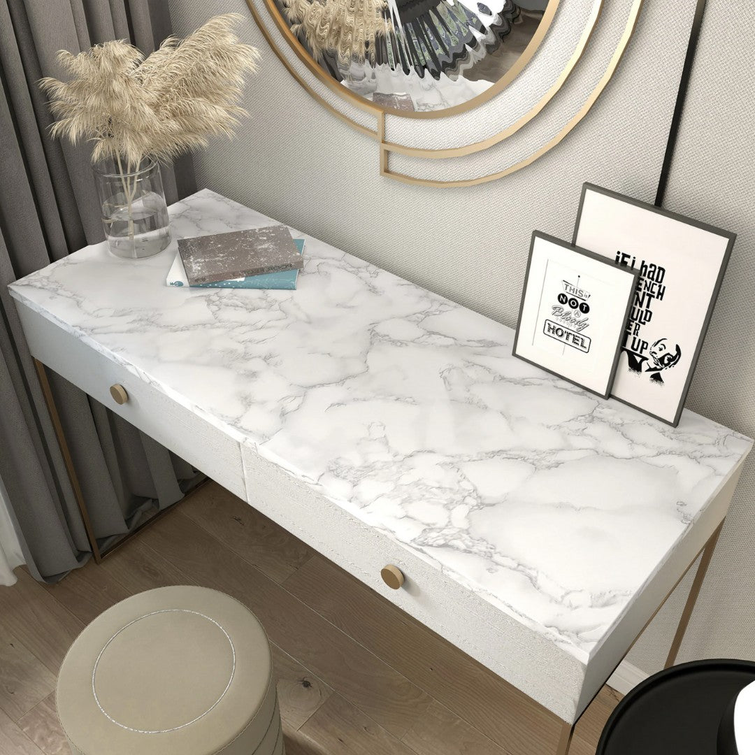 Marble effect self-adhesive worktop vinyl - product photo 4