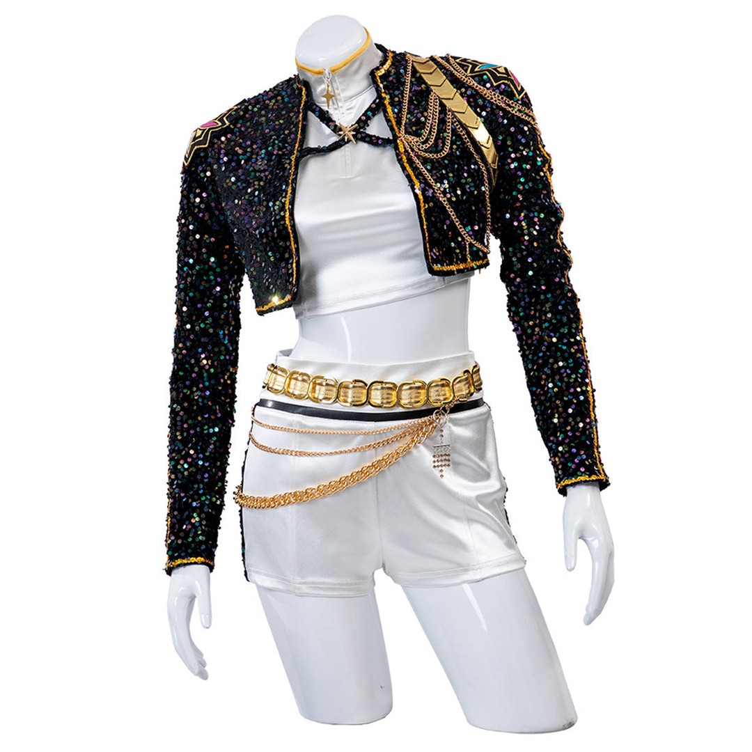Sequinned five-piece stage costume set - product photo 5