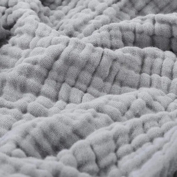 Layered muslin cotton throw blanket - product photo 5