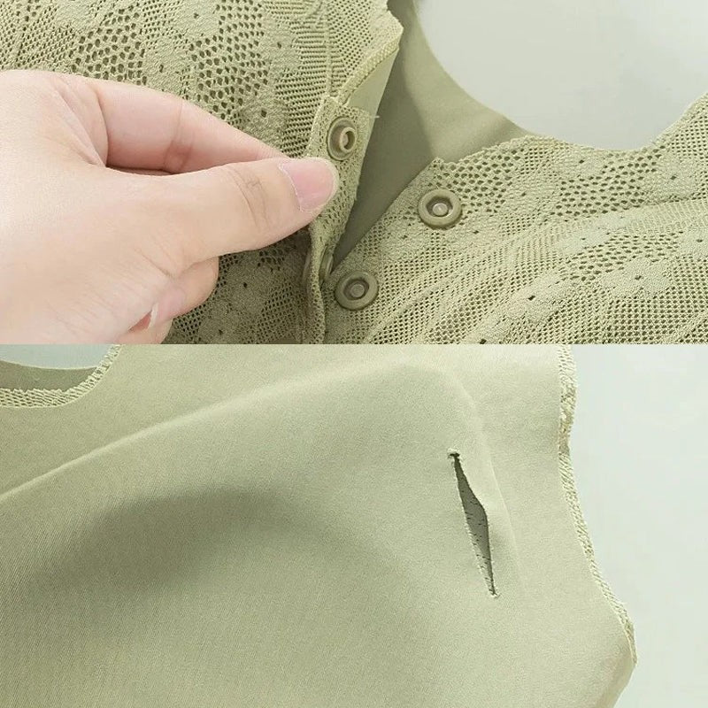 Front-fastening wire-free bra - product photo 10