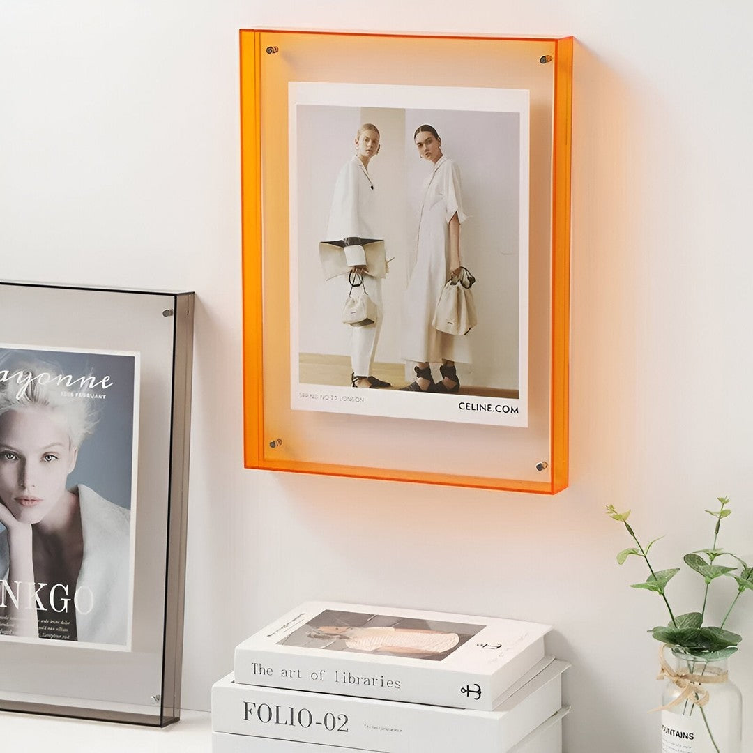 Clear acrylic photo frame - product photo 11