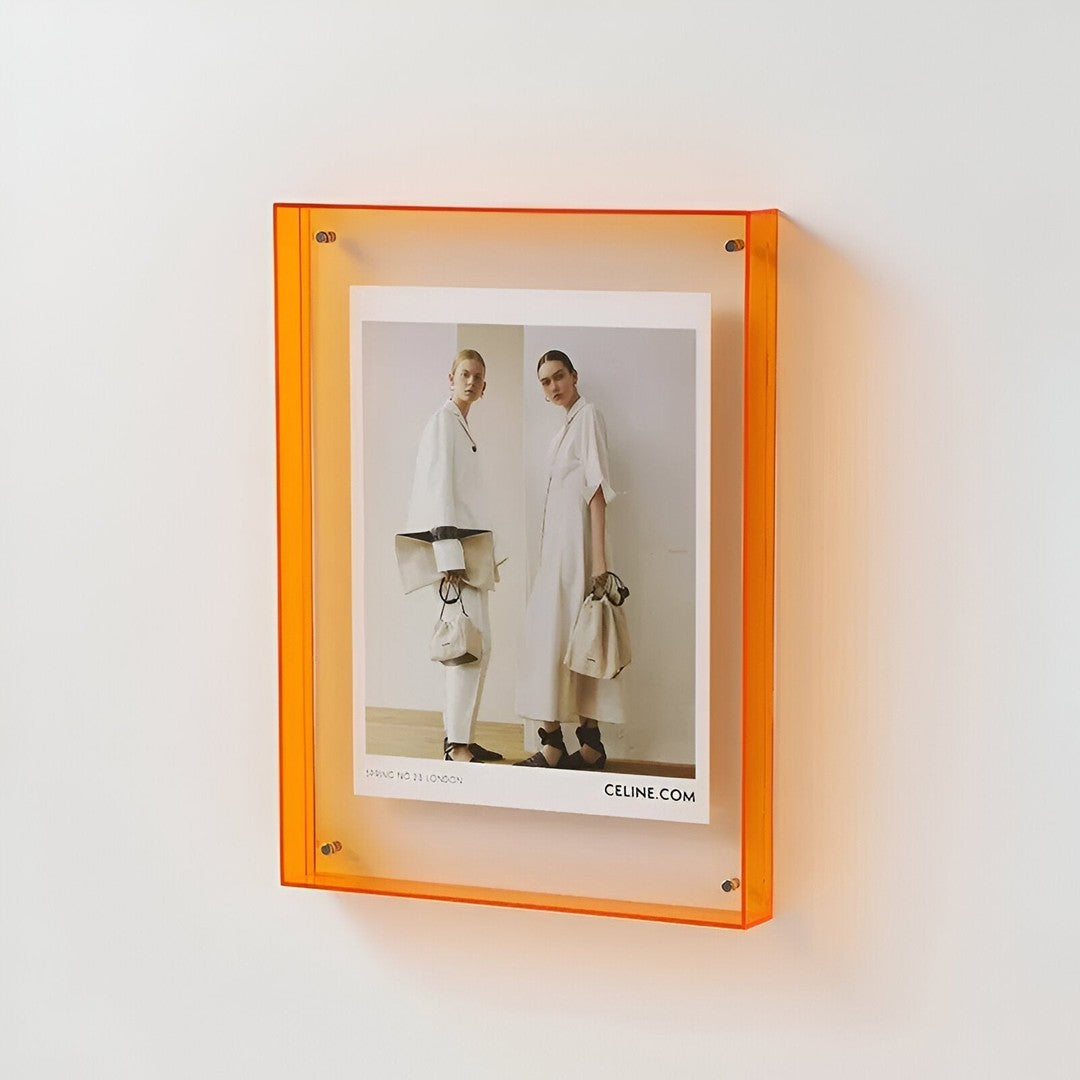 Clear acrylic photo frame - product photo 4