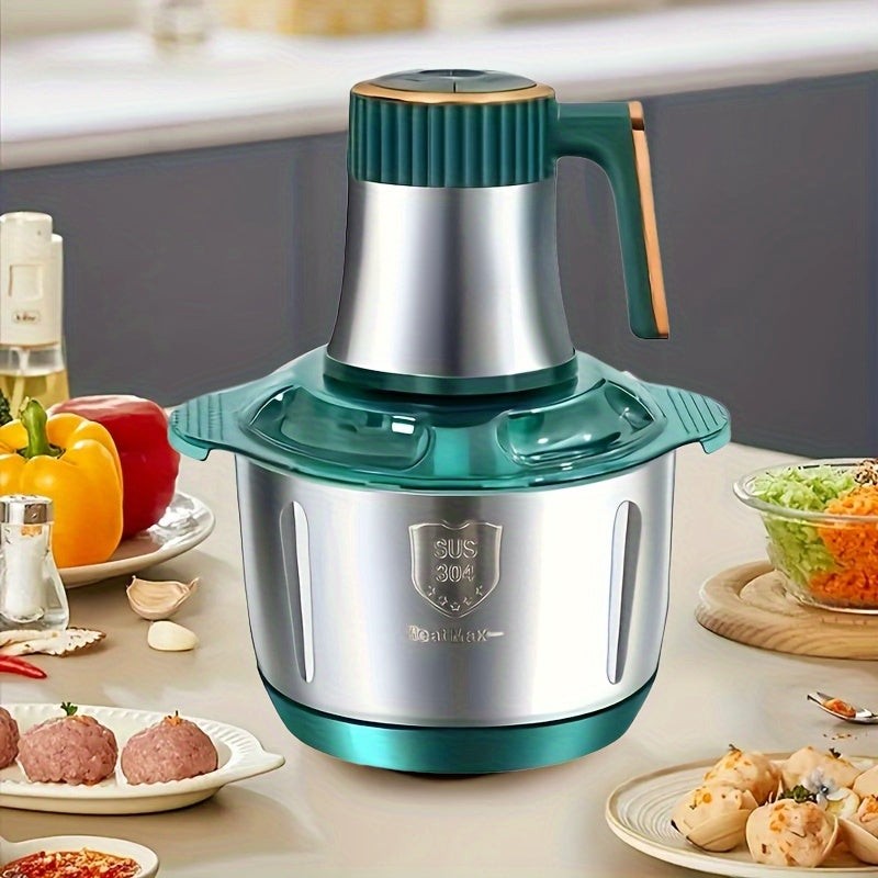 Electric food chopper with stainless steel bowl - product photo 4