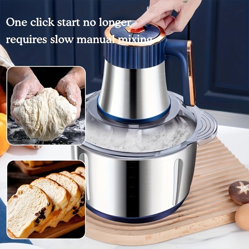 Electric food chopper with stainless steel bowl - product photo 5
