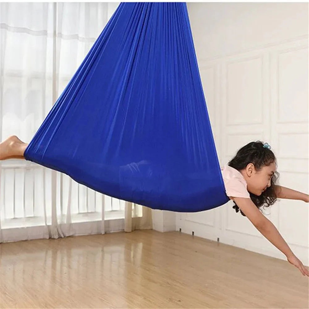 Children's hanging cotton hammock swing - product photo 3