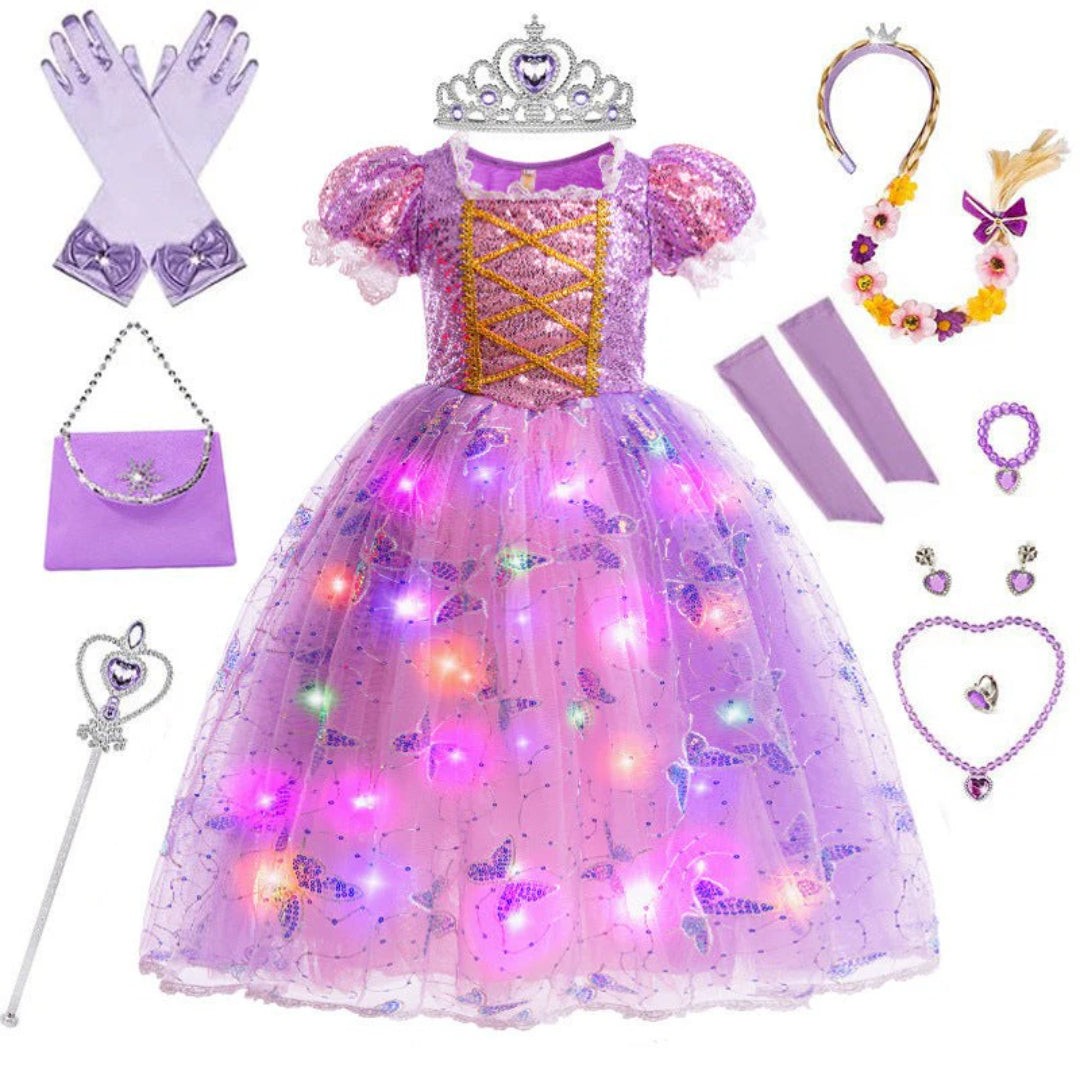 Light-up LED mermaid costume gown - product photo 2