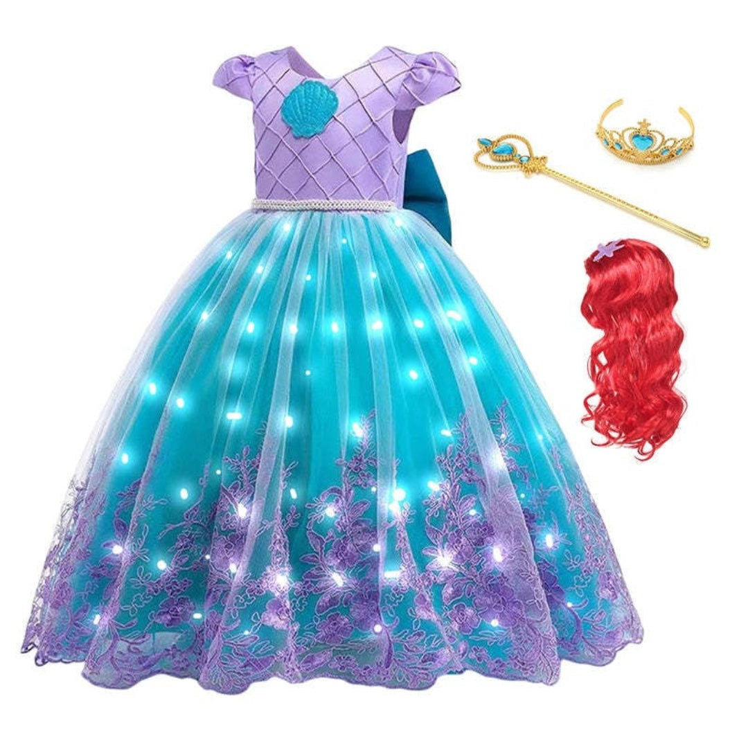 Light-up LED mermaid costume gown - product photo 4