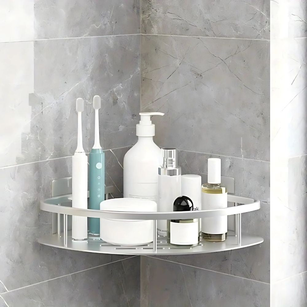 Aluminium corner shower caddy - product photo 2