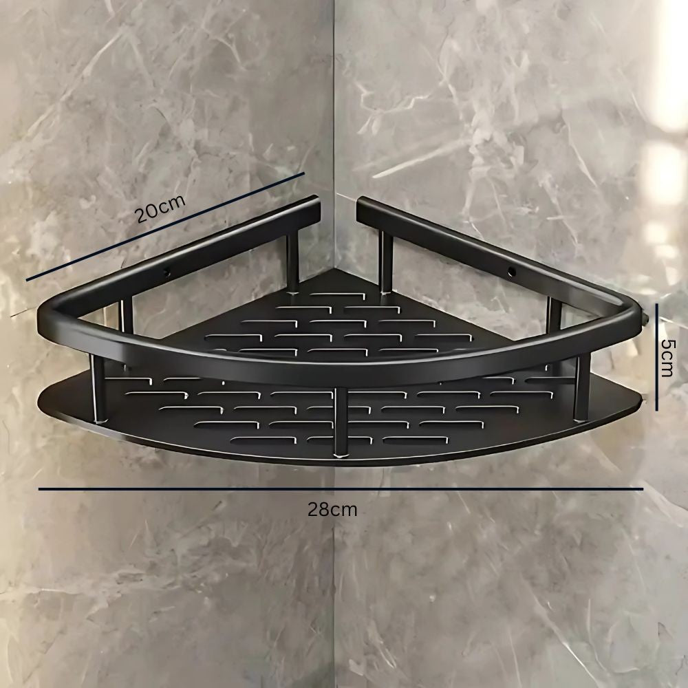 Aluminium corner shower caddy - product photo 3