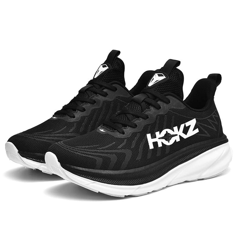 Lightweight cushioned mesh running shoe - product photo 1