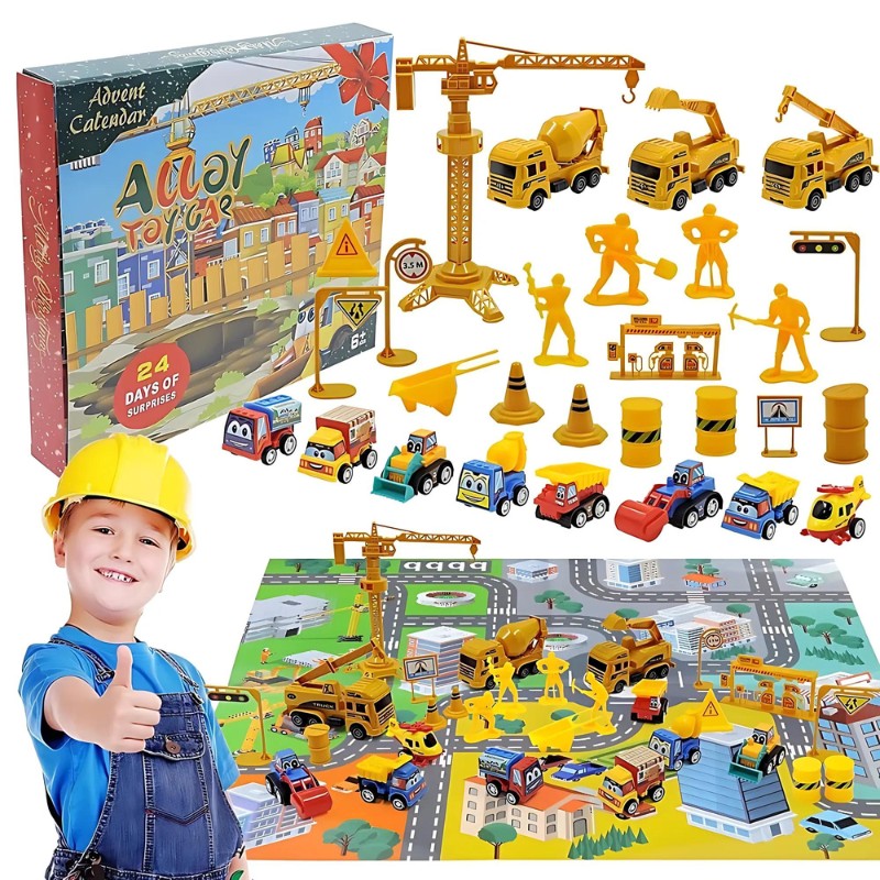 Children's toy advent calendar with 24 doors - product photo 4