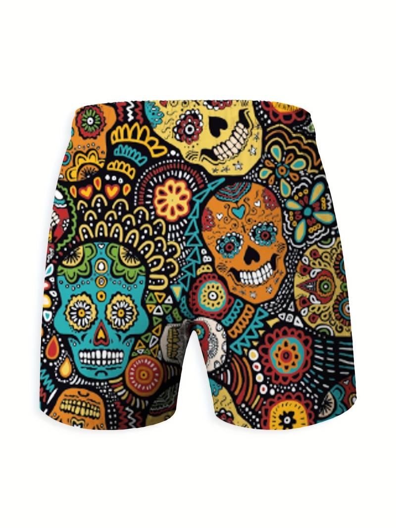 Adrian | Men's Printed Relaxed Fit Swim Shorts