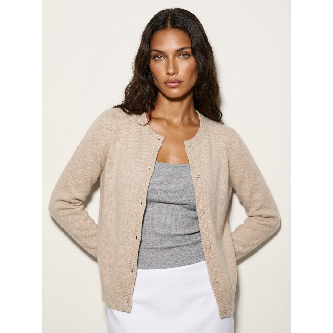 Woman wearing the Delilah women's jacket, side view