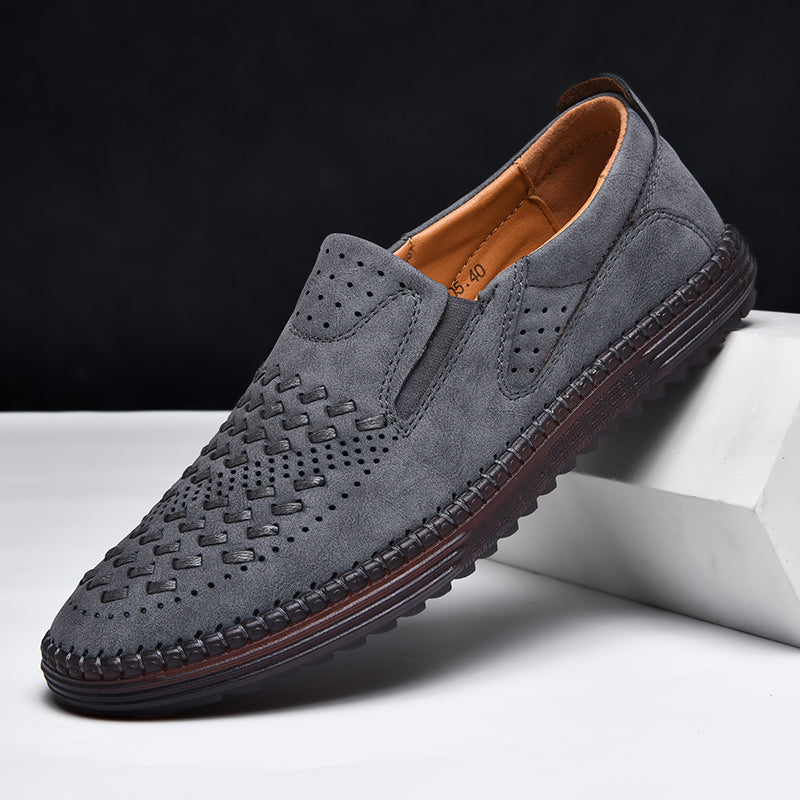 Noah | Men's Woven Slip-On Walking Loafers