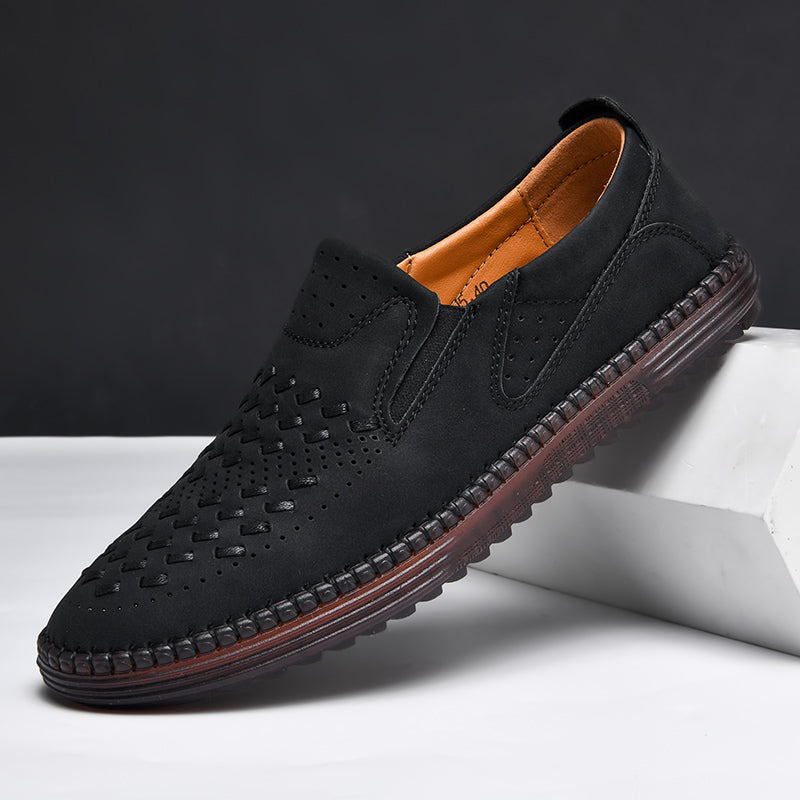Noah | Men's Woven Slip-On Walking Loafers