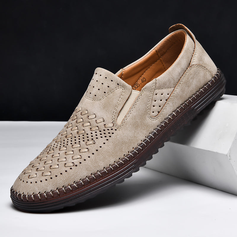 Noah | Men's Woven Slip-On Walking Loafers