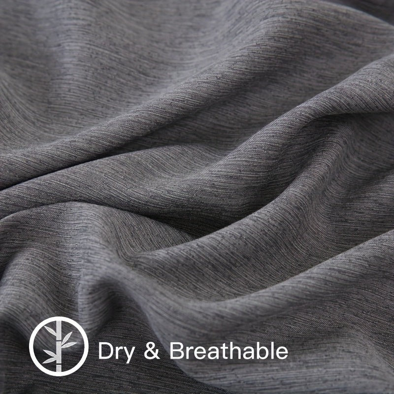 Bamboo blend fitted sheet in a made bed - product photo 9