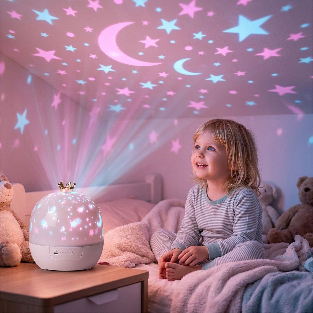 Children's night light and ceiling projector - product photo 2