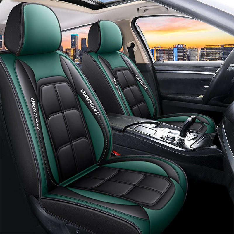 Universal PU leather front car seat covers - product photo 3