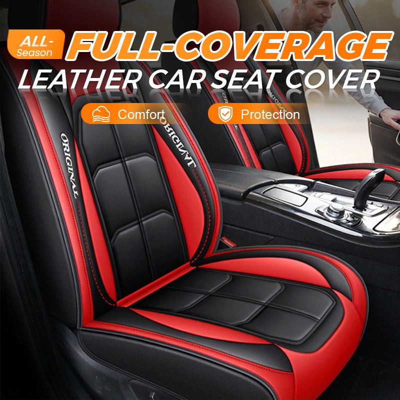 Universal PU leather front car seat covers - product photo 8