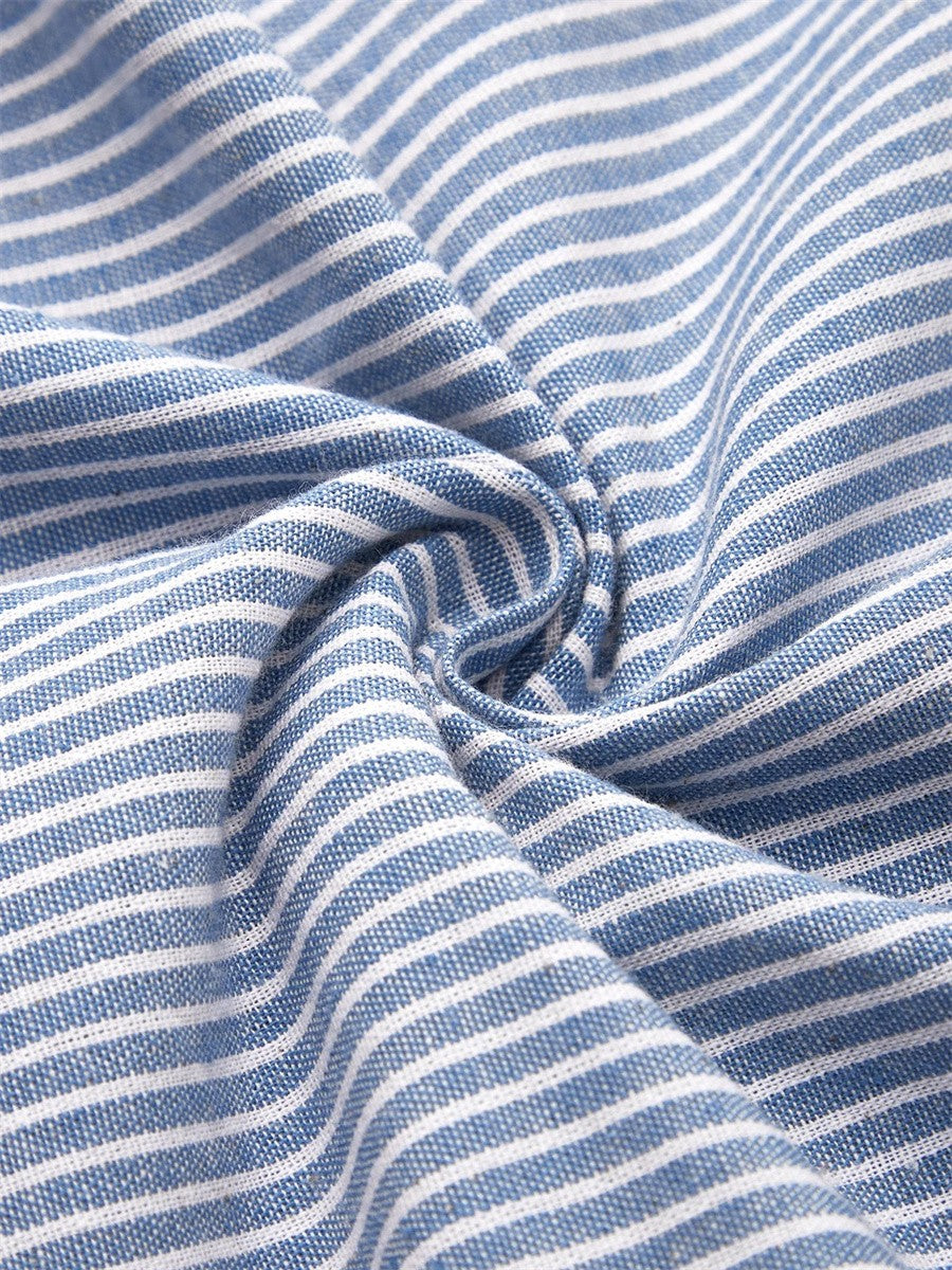 Elina | Women's Striped Casual A-Line Midi Dress