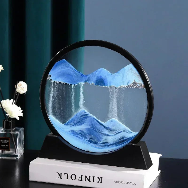 Framed moving sand art picture - product photo 1