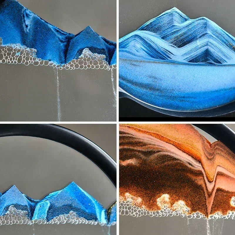 Framed moving sand art picture - product photo 2