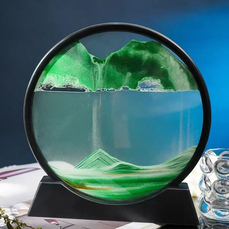 Framed moving sand art picture - product photo 5