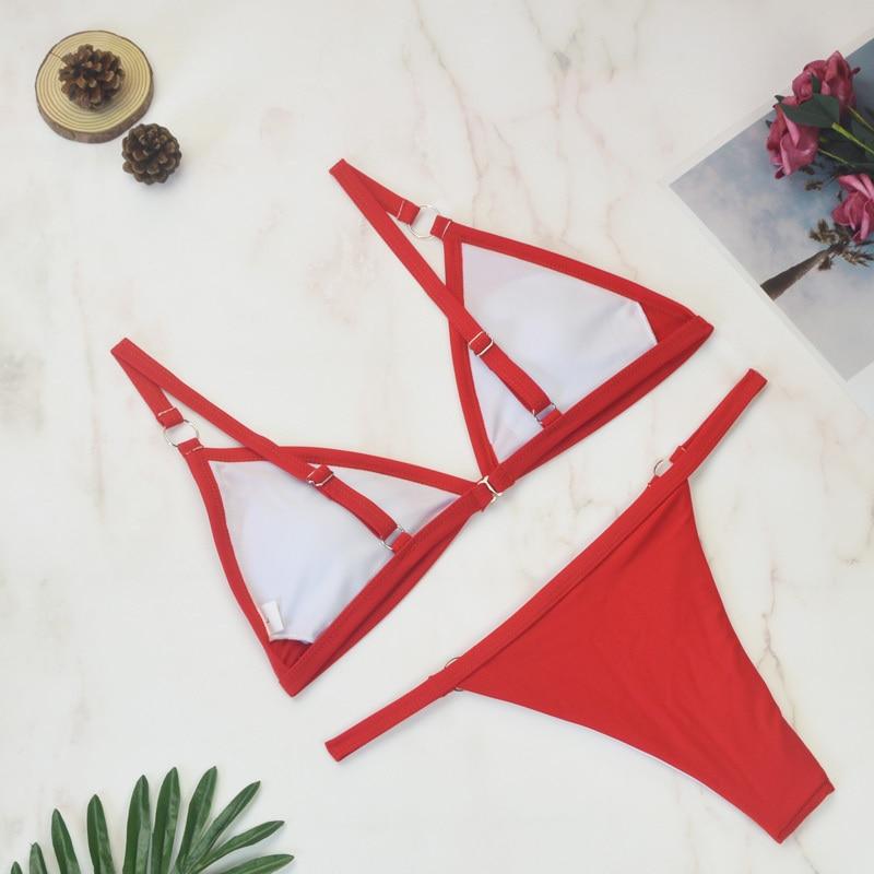 Aria | Women's Adjustable Strap Triangle Bikini Set