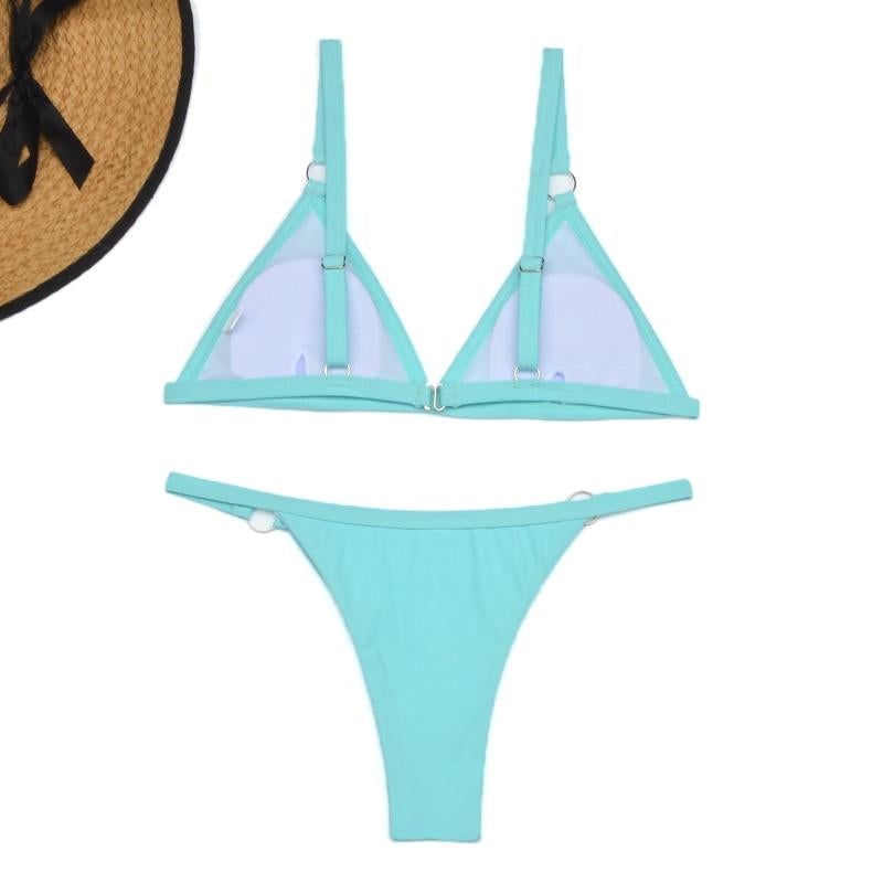 Aria | Women's Adjustable Strap Triangle Bikini Set