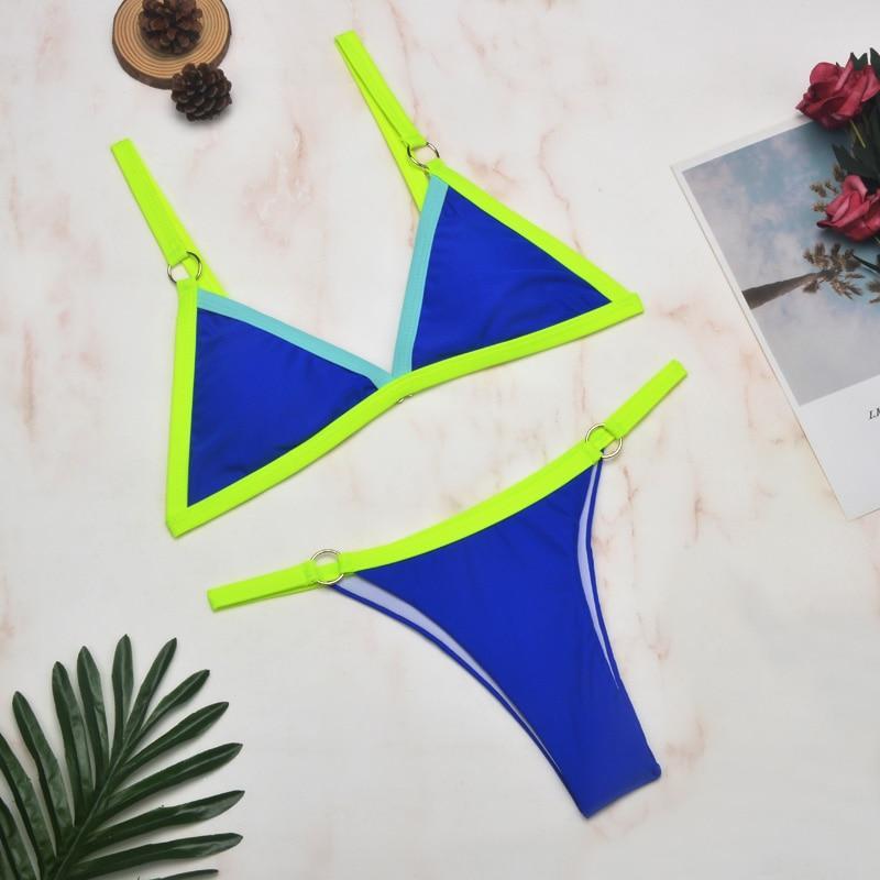 Aria | Women's Adjustable Strap Triangle Bikini Set