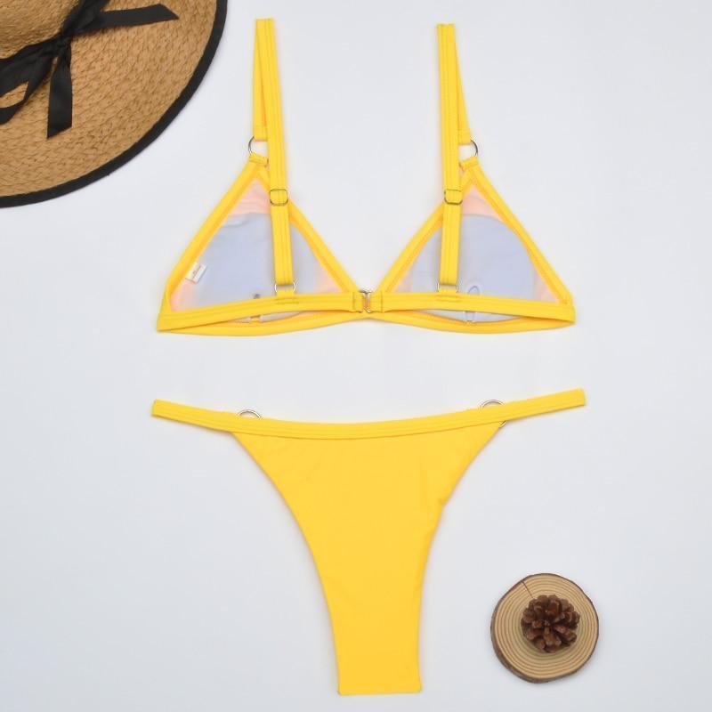 Aria | Women's Adjustable Strap Triangle Bikini Set