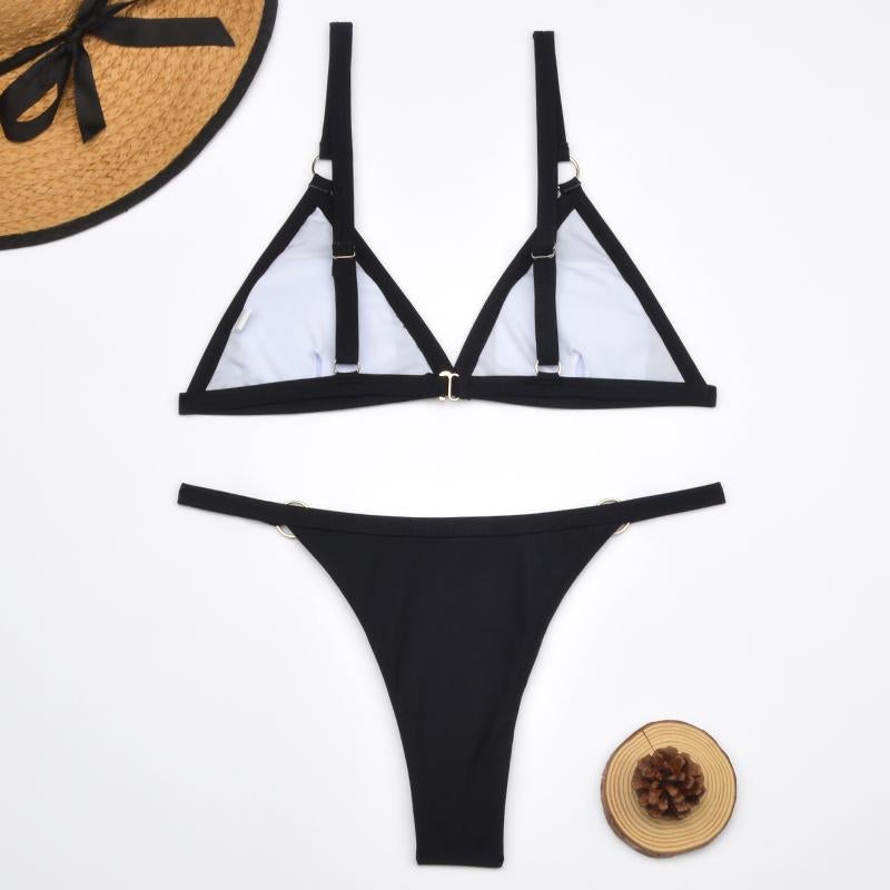 Aria | Women's Adjustable Strap Triangle Bikini Set
