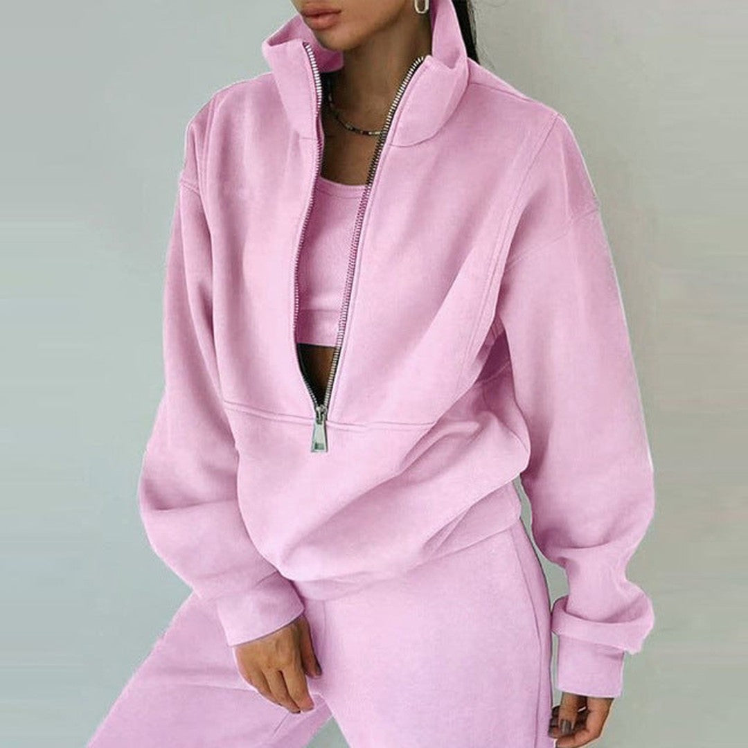 Woman wearing the Eartha women's dress, 7 view