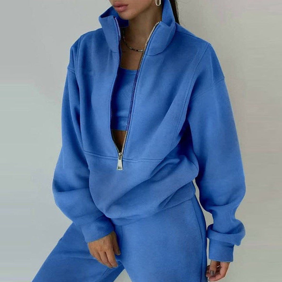 Woman wearing the Eartha women's dress, 9 view