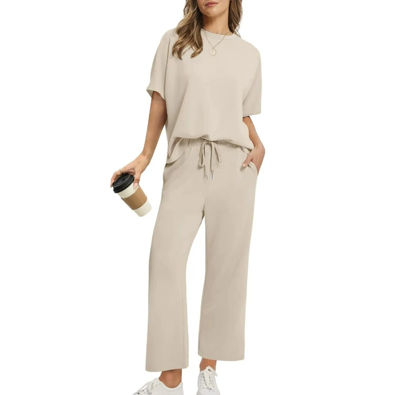 Elina | Women's Relaxed Two-Piece Lounge Set With Pockets
