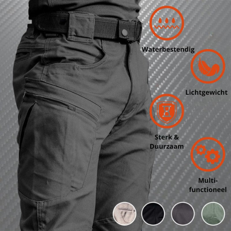 Men's breathable cargo trousers with flap pockets - product photo 2