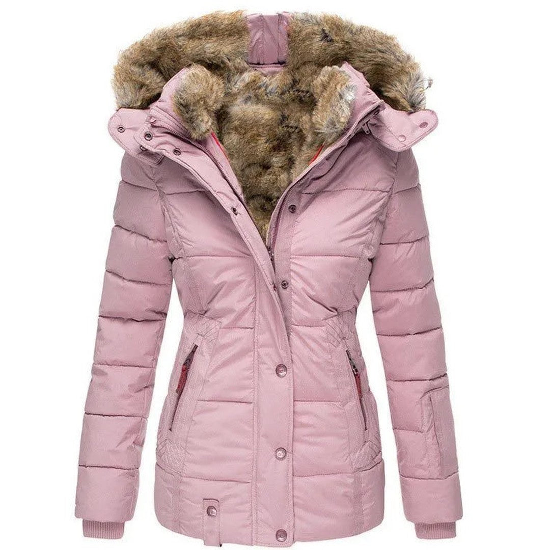 Woman wearing the Elara women's jacket, 8 view